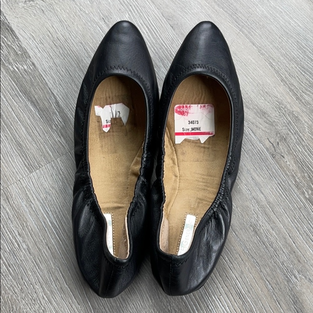 BCBG black flats size 8